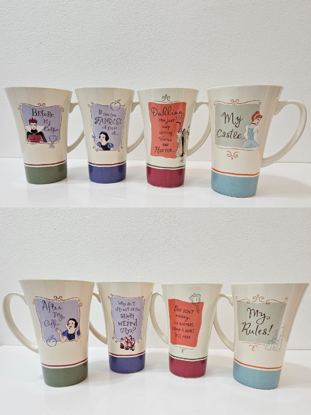 Hallmark Disney Princess Ceramic Mug Set of 4 - Picture 14 of 16